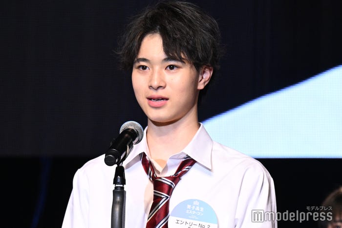 「男子高生ミスターコン2025」モデルプレス賞を受賞した西小路侑汰くん(C)モデルプレス