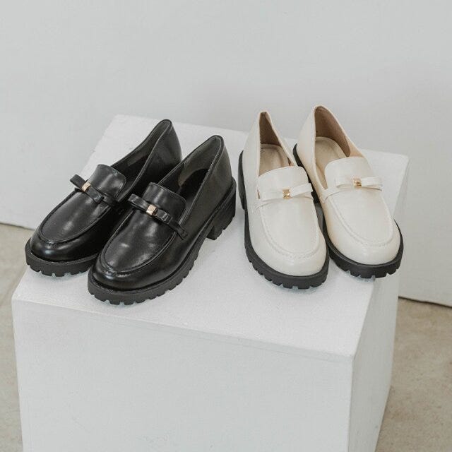 細リボンシューズ 2025冬しまむらコラボレディース高見え細リボンシューズ