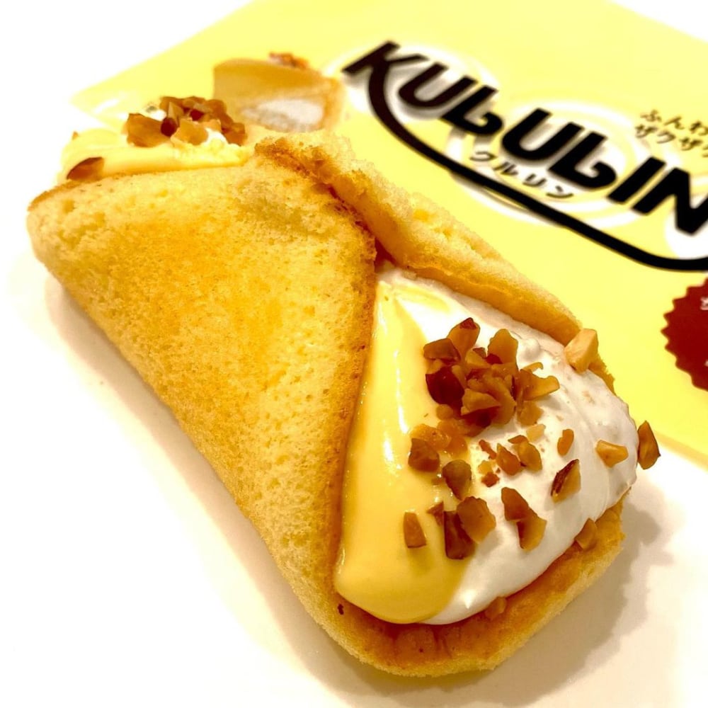 ローソンのクルリンザクふわくるりんケーキチーズの写真