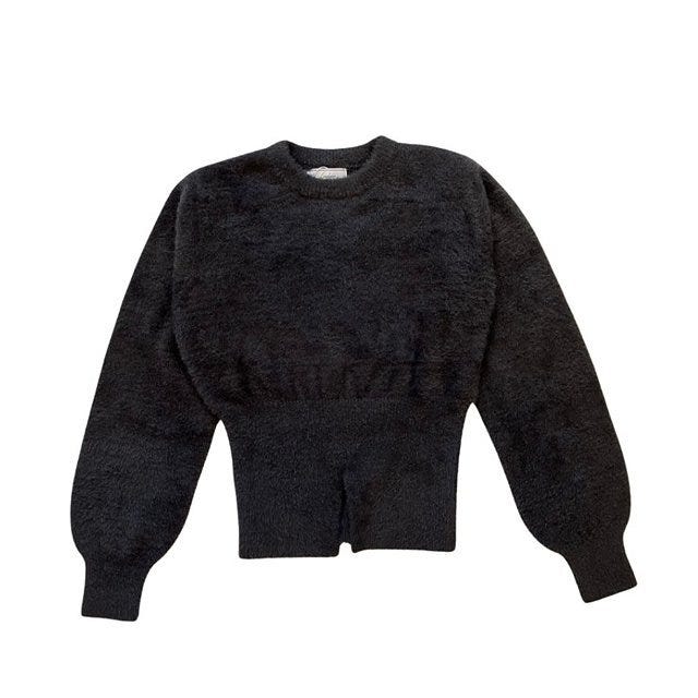 しまむら フェザーヤーン裾スリットニットプルオーバー(natsuki) しまむらのフェザーヤーン裾スリットニットプルオーバー(natsuki)