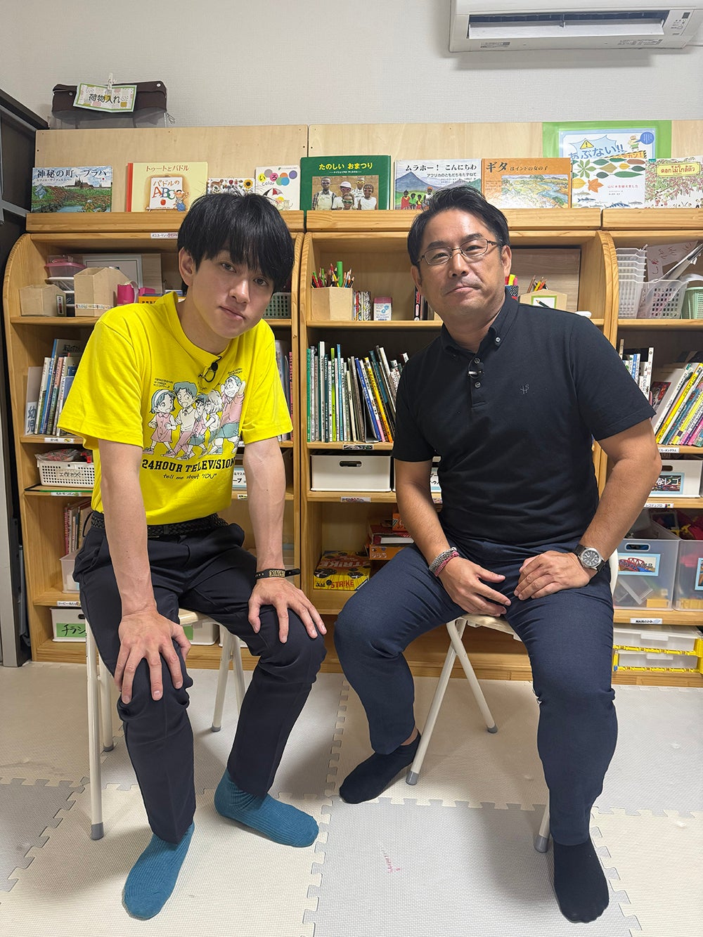 食の支援を行う民間団体も再訪した横山裕（C）日本テレビ