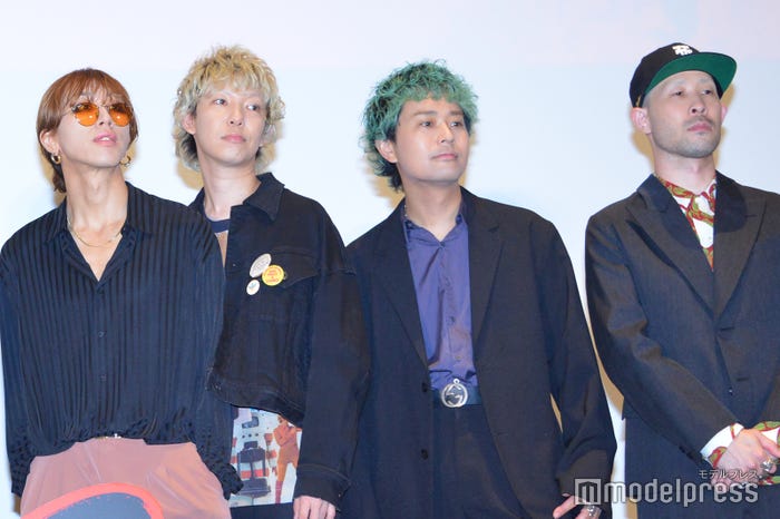 SUPER BEAVER/(左から)渋谷龍太、柳沢亮太、上杉研太、藤原“35才”広明(C)モデルプレス