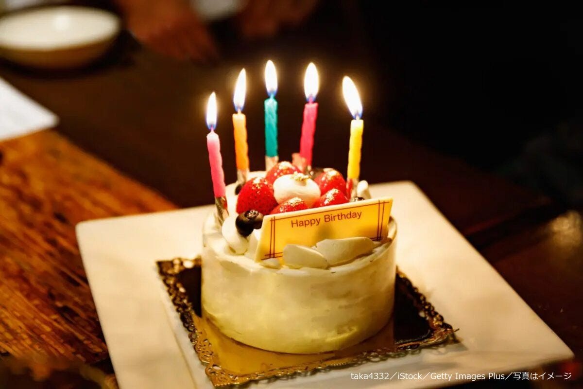誕生日ケーキ