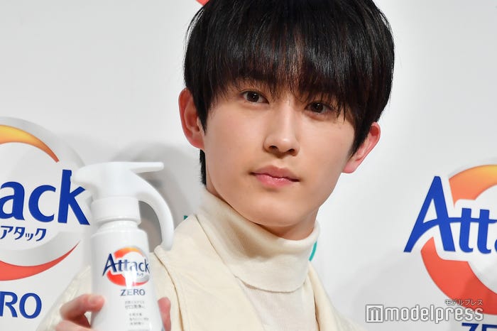杉野遥亮(ナチュラルヘア)/新CM発表会より:2019年4月撮影 (C)モデルプレス