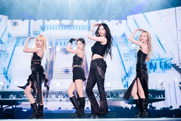 ジゼル、ニンニン、カリナ、ウィンター/aespa Photo by Seitaro Tanaka