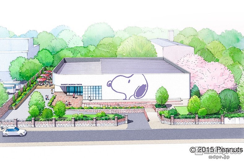 2016年3月オープンする「 スヌーピーミュージアム」（C）2015 Peanuts Worldwide LLC／画像提供：ソニー・クリエイティブプロダクツ