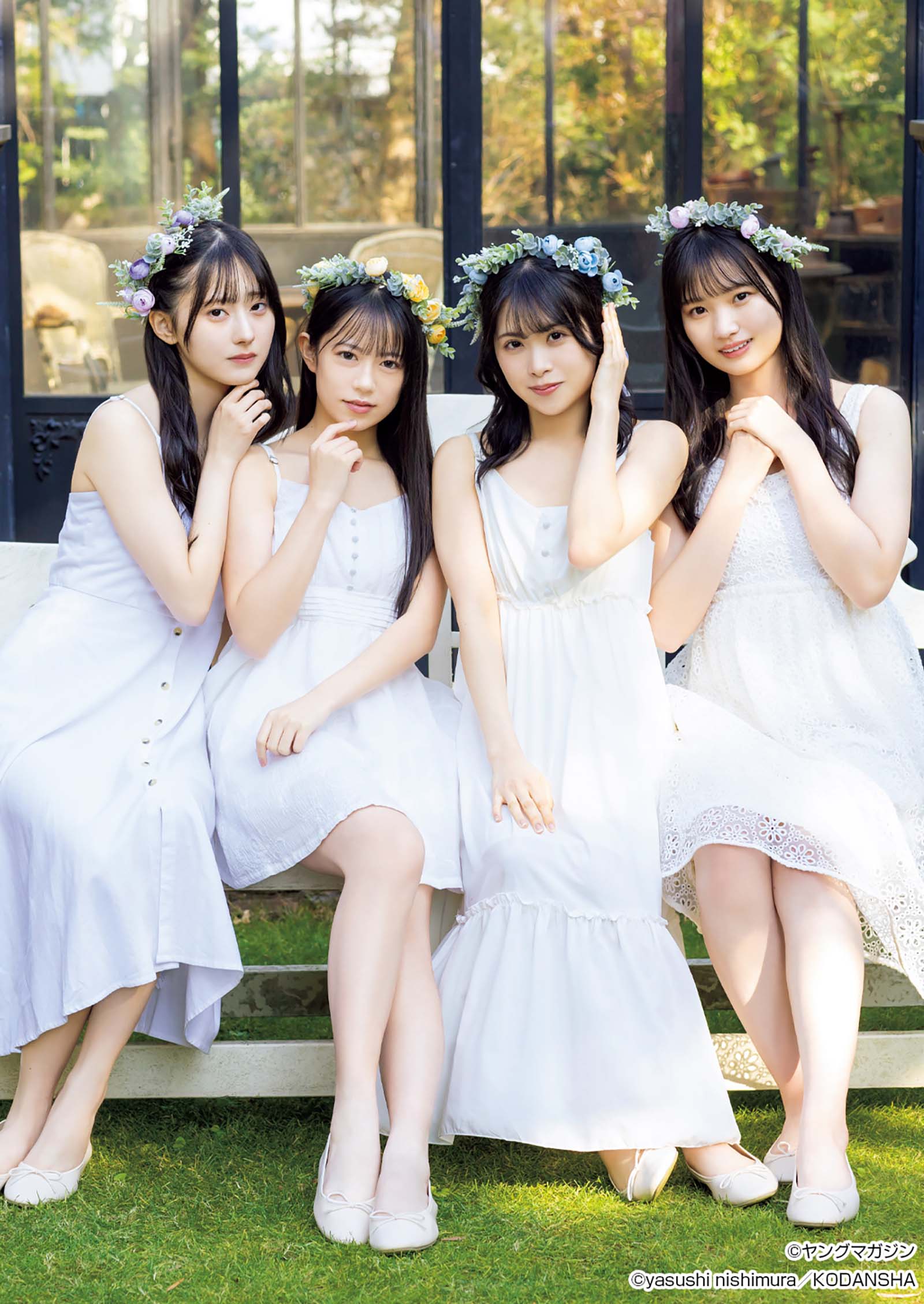 綾瀬ことり、鈴野みお、加藤柊、遠藤莉乃／Rain Tree（C）西村 康／KODANSHA