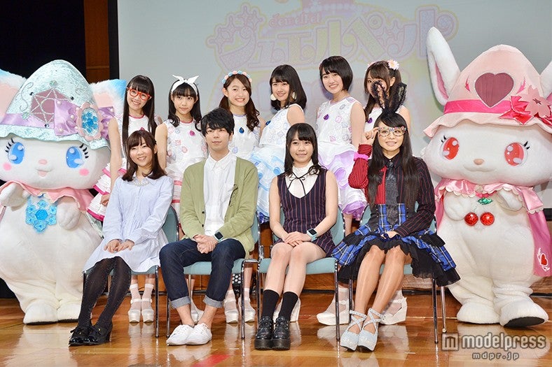 （前列左から）小澤亜李、西山宏太朗、田辺留依、misono（後列左から）MARI、MIMORI、村上来渚、南口奈々、長尾真実、籠谷さくら