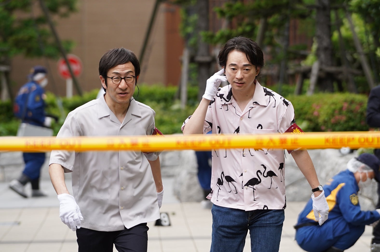 矢柴俊博、ワタナベケイスケ「大追跡～警視庁SSBC強行犯係～」第1話（C）テレビ朝日・東映