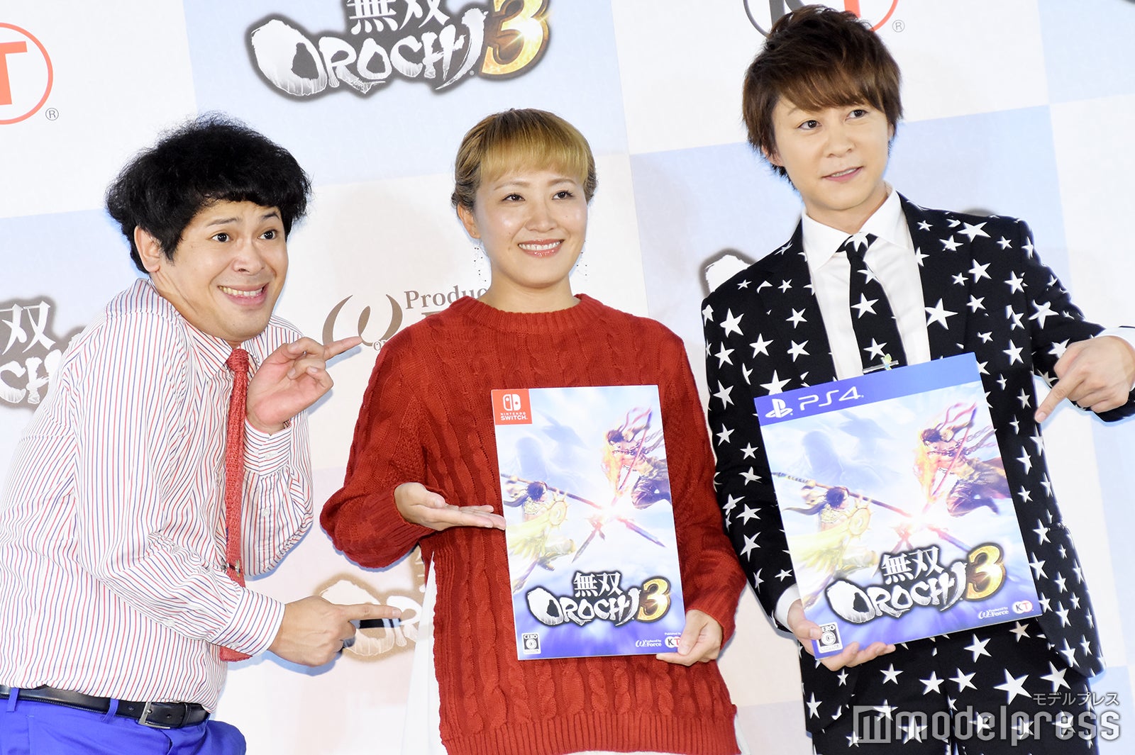 ちゅうえい、丸山桂里奈、瀧上伸一郎（C）モデルプレス