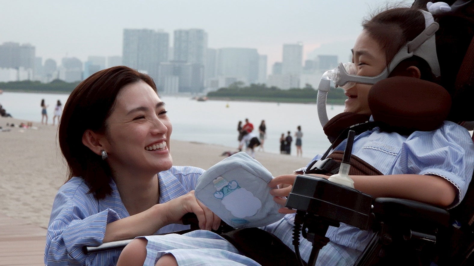 星野真里、ふうかちゃん（C）日本テレビ