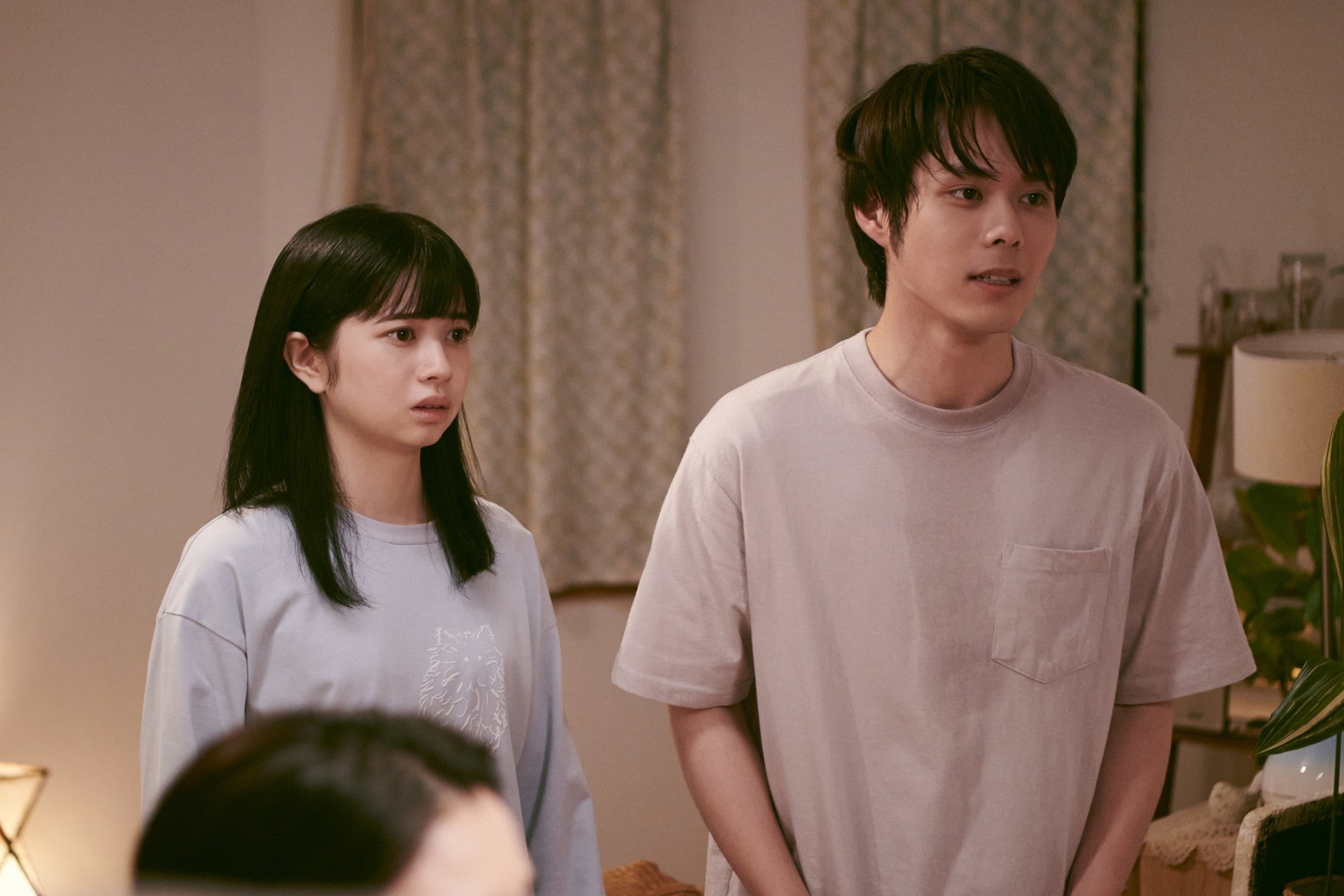 桜田ひより、細田佳央太「あの子の子ども」第7話より（C）カンテレ