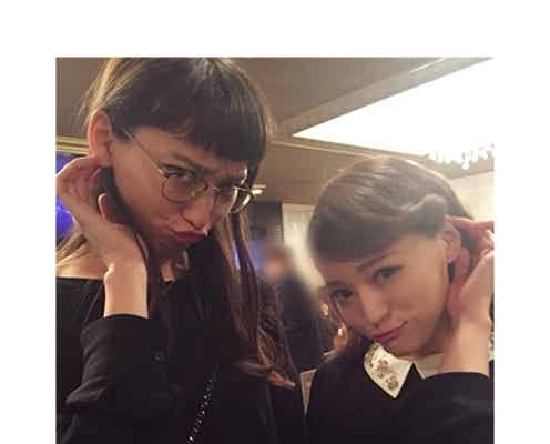 「デート」杏&chay、“アヒル口”のキメ顔で2ショット