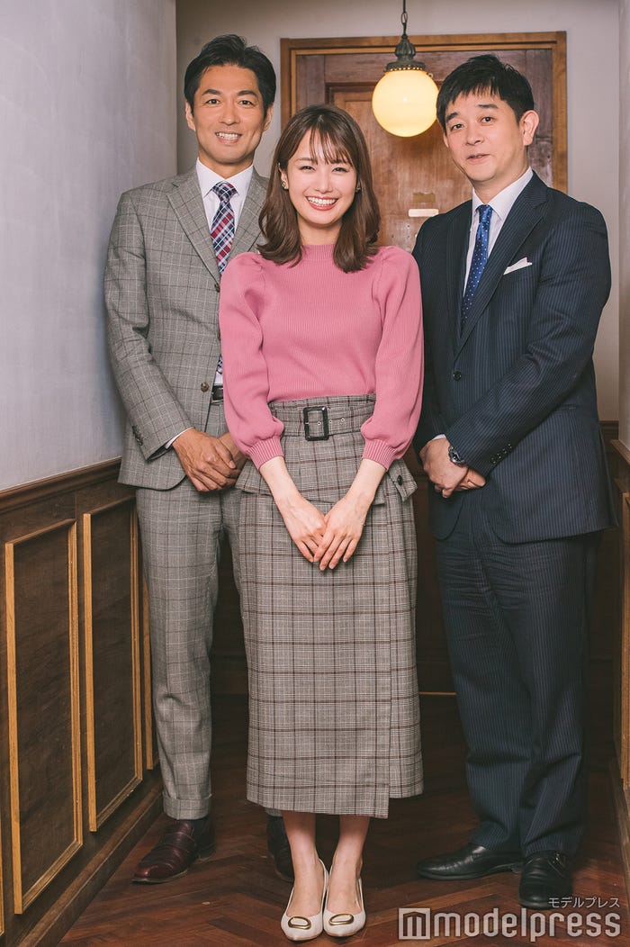 西岡孝洋アナ、井上清華アナ、伊藤利尋アナ (C)モデルプレス