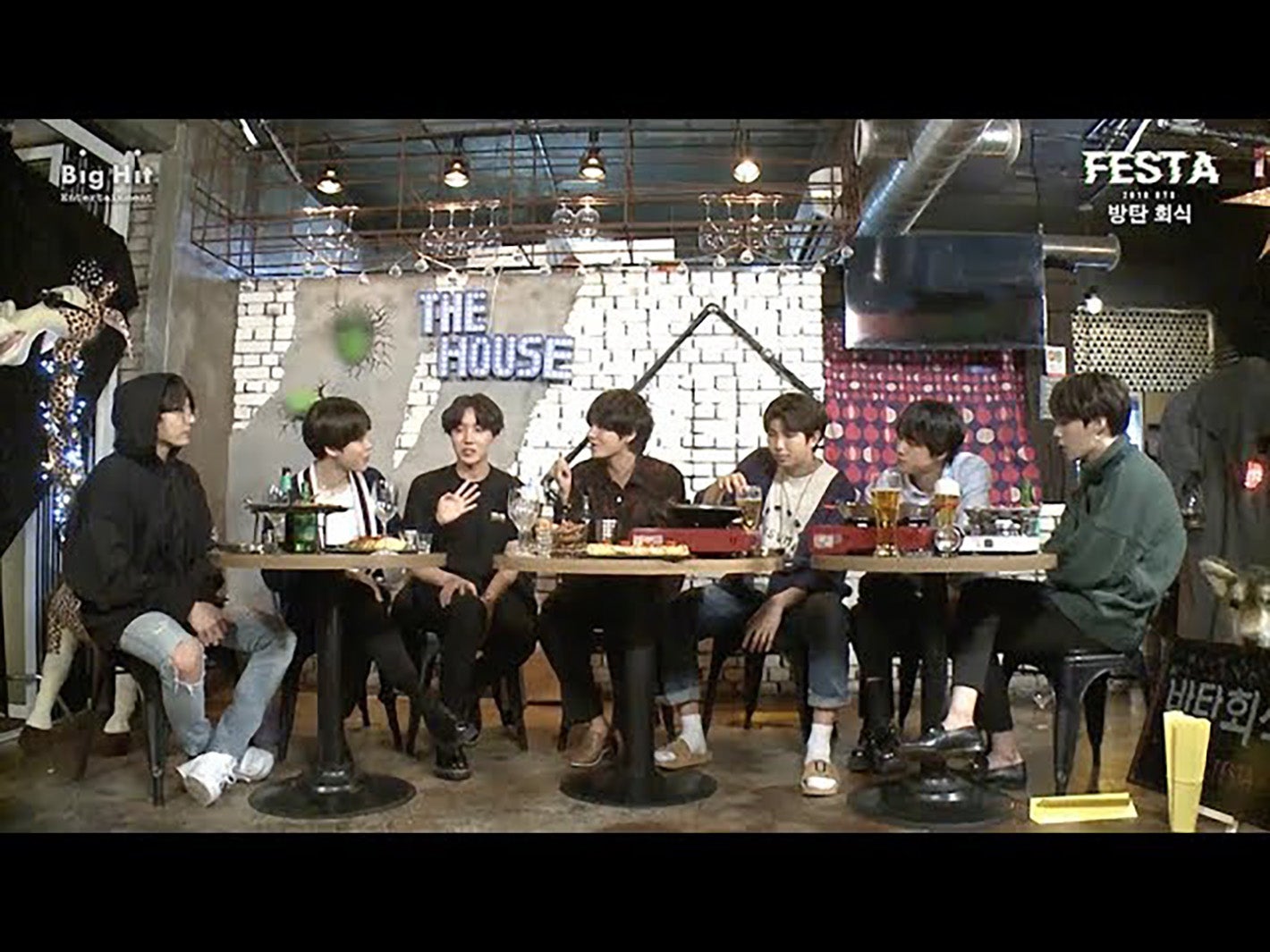 防弾会食（2018年）／BTS公式YouTubeより