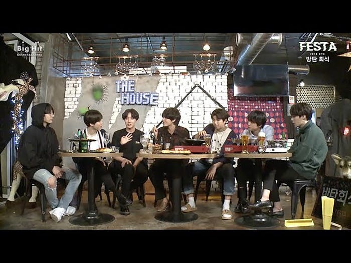 防弾会食(2018年)/BTS公式YouTubeより