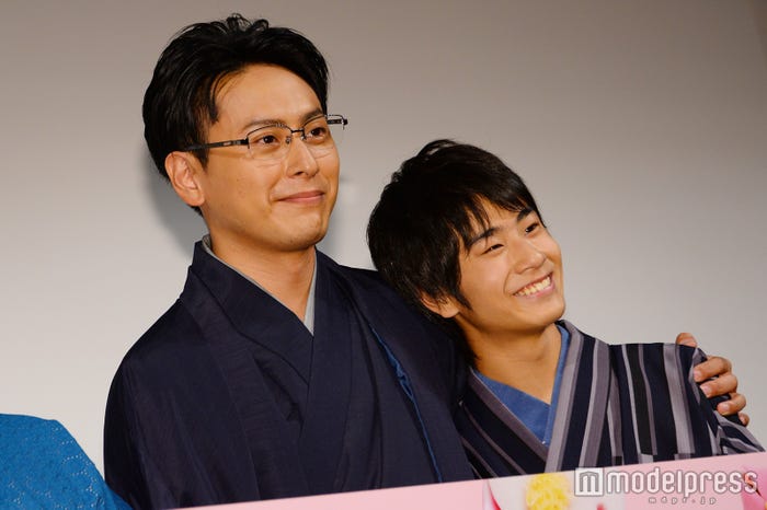 三代目JSB山下健二郎(左)&(右)まえだまえだ・前田旺志郎 (C)モデルプレス