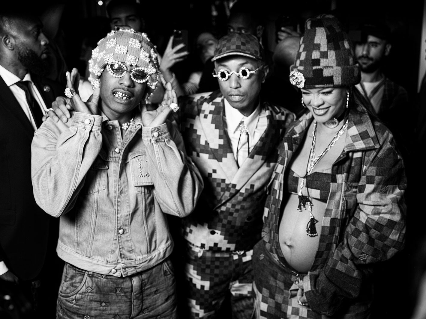 エイサップ・ロッキー、リアーナら（提供写真）