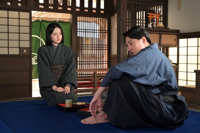 上坂樹里、藤原季節「風、薫る」第39話(C)NHK