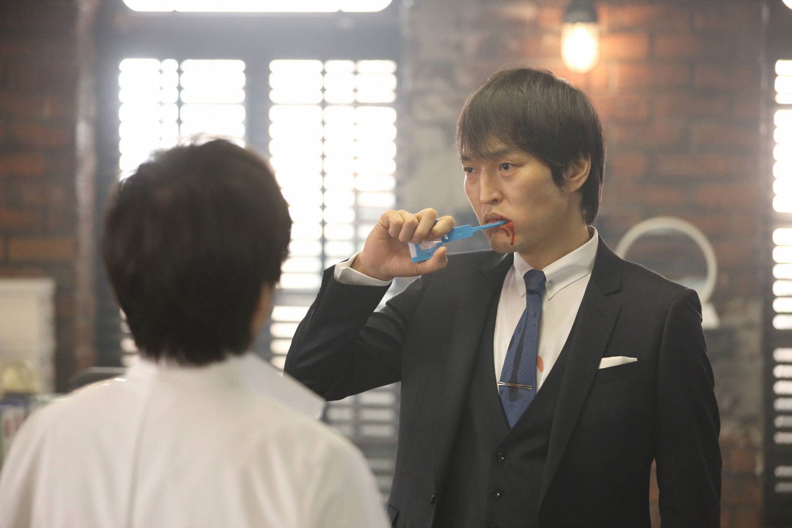 千原ジュニア／「トレース～科捜研の男～」最終話より（C）フジテレビ