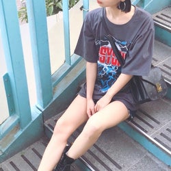 ロックなtシャツを着こなそう 垢抜けコーデテクニック モデルプレス