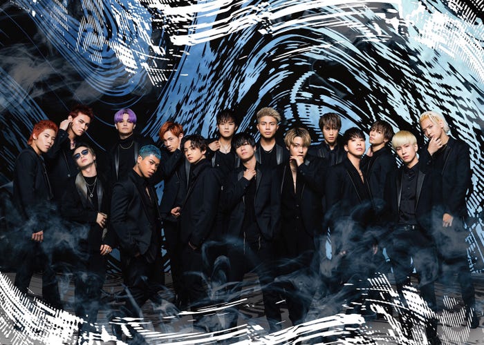 THE RAMPAGE from EXILE TRIBE(前列左から)後藤拓磨、山本彰吾、LIKIYA、吉野北人、川村壱馬、RIKU、陣、長谷川慎(後列左から)龍、与那嶺瑠唯、浦川翔平、岩谷翔吾、武知海青、藤原樹、神谷健太、鈴木昂秀(提供画像)