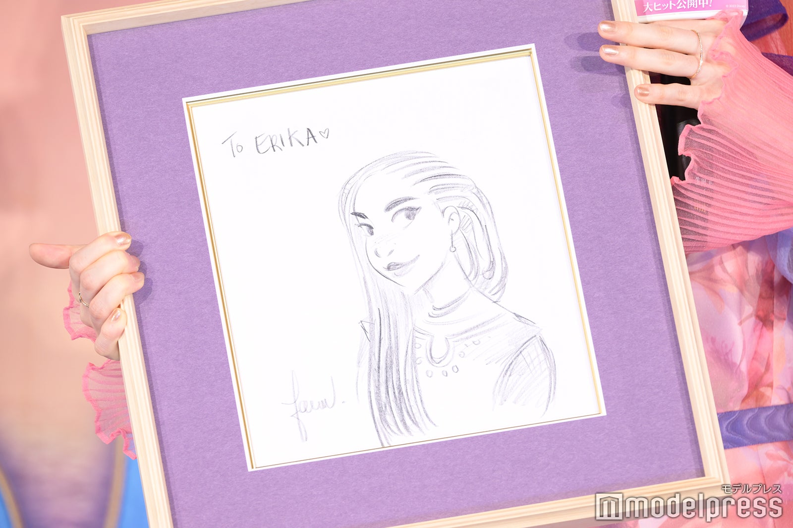 ファウン監督からの直筆イラスト（C）モデルプレス