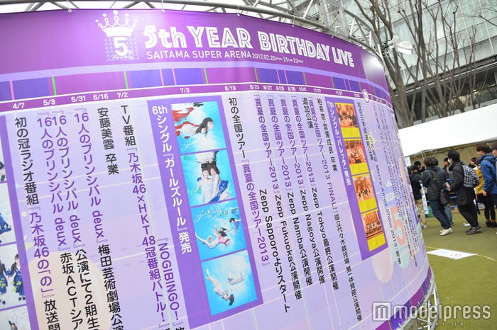 年表/「5th Year Birthday Live」会場 (C)モデルプレス