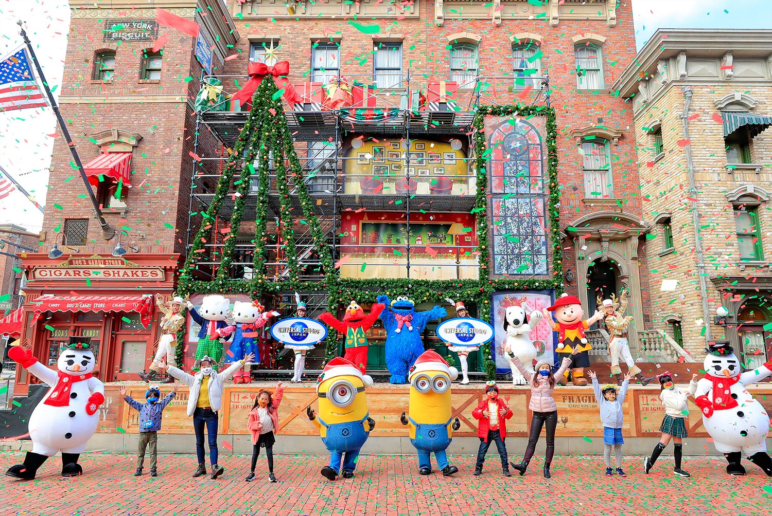 USJ、2020年クリスマスプログラムお披露目 初登場のストリート・パーティなど公開