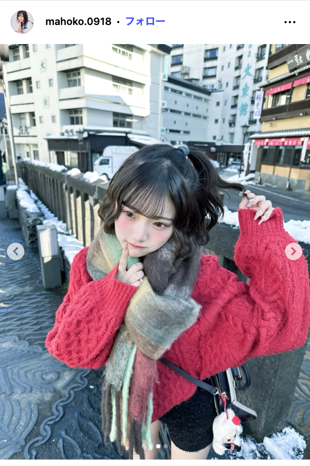 瀬乃真帆子Instagramより