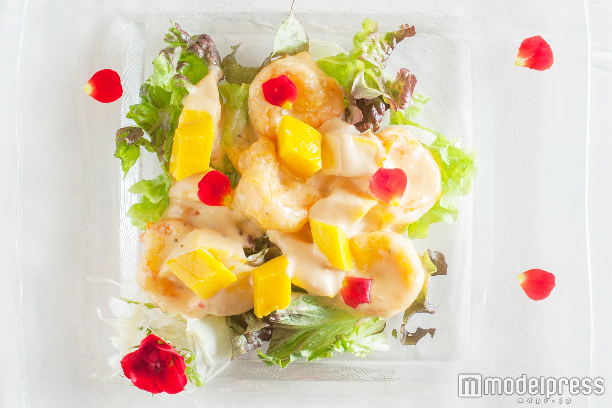 糖朝「大エビとマンゴーのオーロラソース」／画像提供：森ビル