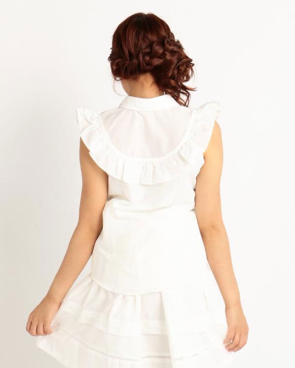 ドット切替フリルブラウス「Tralala」4,752円（税込）／画像提供：Tokyo Kawaii Life