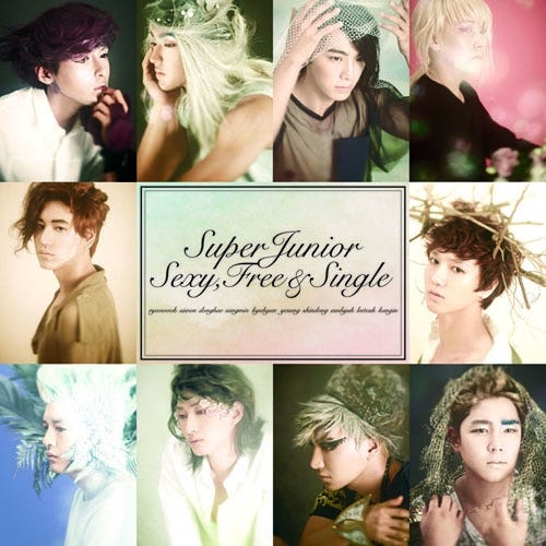 SUPER JUNIOR日本第4弾シングル「Sexy, Free&Single」(2012年8月22日発売)【CD+DVD】 <初回盤>