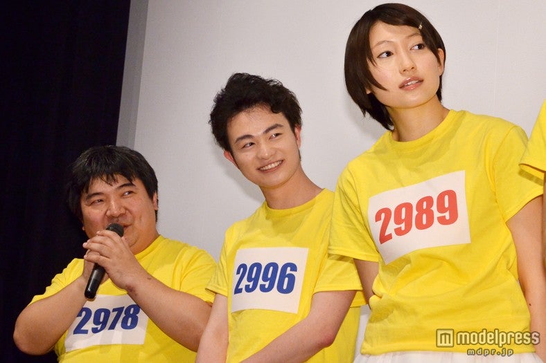 【左から】井口昇監督、森永悠希、大野いと