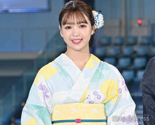 藤田ニコル、爽やか浴衣で登場 毎年夏恒例の“断れない仕事”明かす