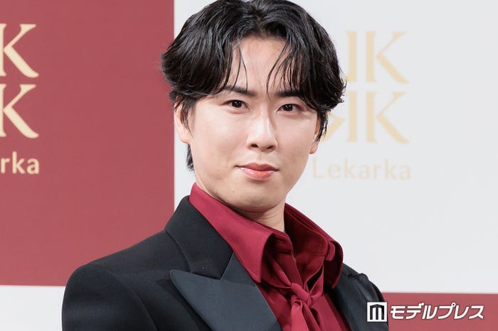 アンバサダー就任発表会に出席した宮舘涼太(C)モデルプレス