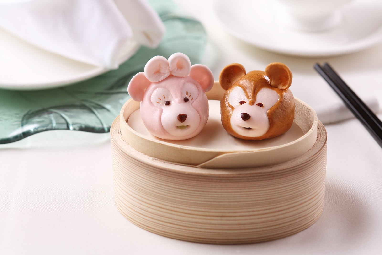 キャラクター飲茶／ダッフィー、シェリーメイ（C）Disney