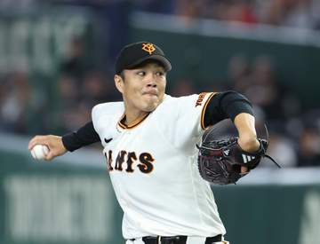 巨人 則本昂大の左足に打球直撃のアクシデント 投手コーチ制して気迫の続投も先制点失う 吉川が痛恨の後逸