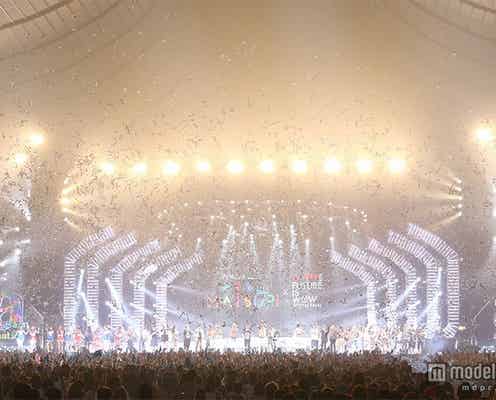 Flower鷲尾伶菜、BoA、MACOらと豪華コラボが実現 シークレット登場の“超大物”に会場が沸く<m-floVERBALプロデュース“音祭り”>