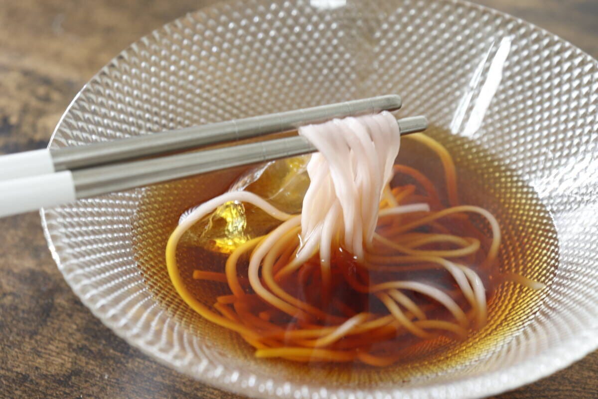 ダイソー 讃岐の梅そうめん ダイソーの讃岐の梅そうめんを食べる