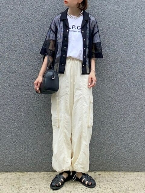 シアーシャツ コーデ シアーシャツ コーデ