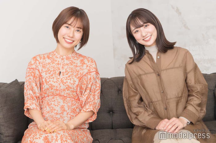 山崎夕貴アナ、松村未央アナ (C)モデルプレス