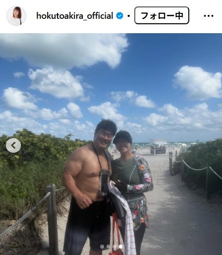 北斗晶Instagramより