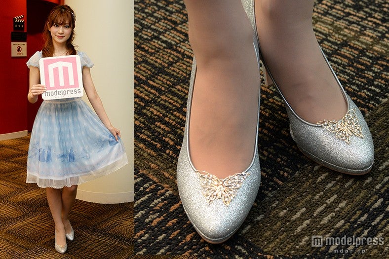 ガラスの靴をイメージしたリメイク靴／ちはるさん