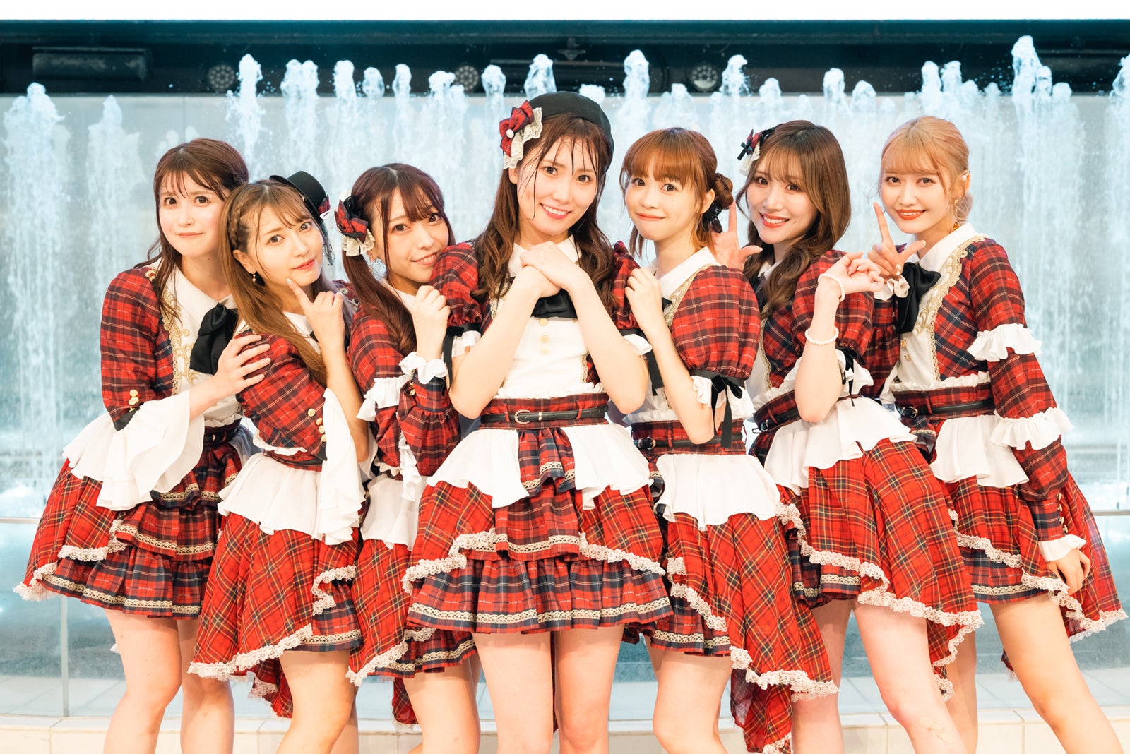 愛乙女☆DOLL／（左から）佐倉みき、太田里織菜、矢野美優、佐野友里子、日向春菜、前田美咲、星凪桃佳 （提供写真）