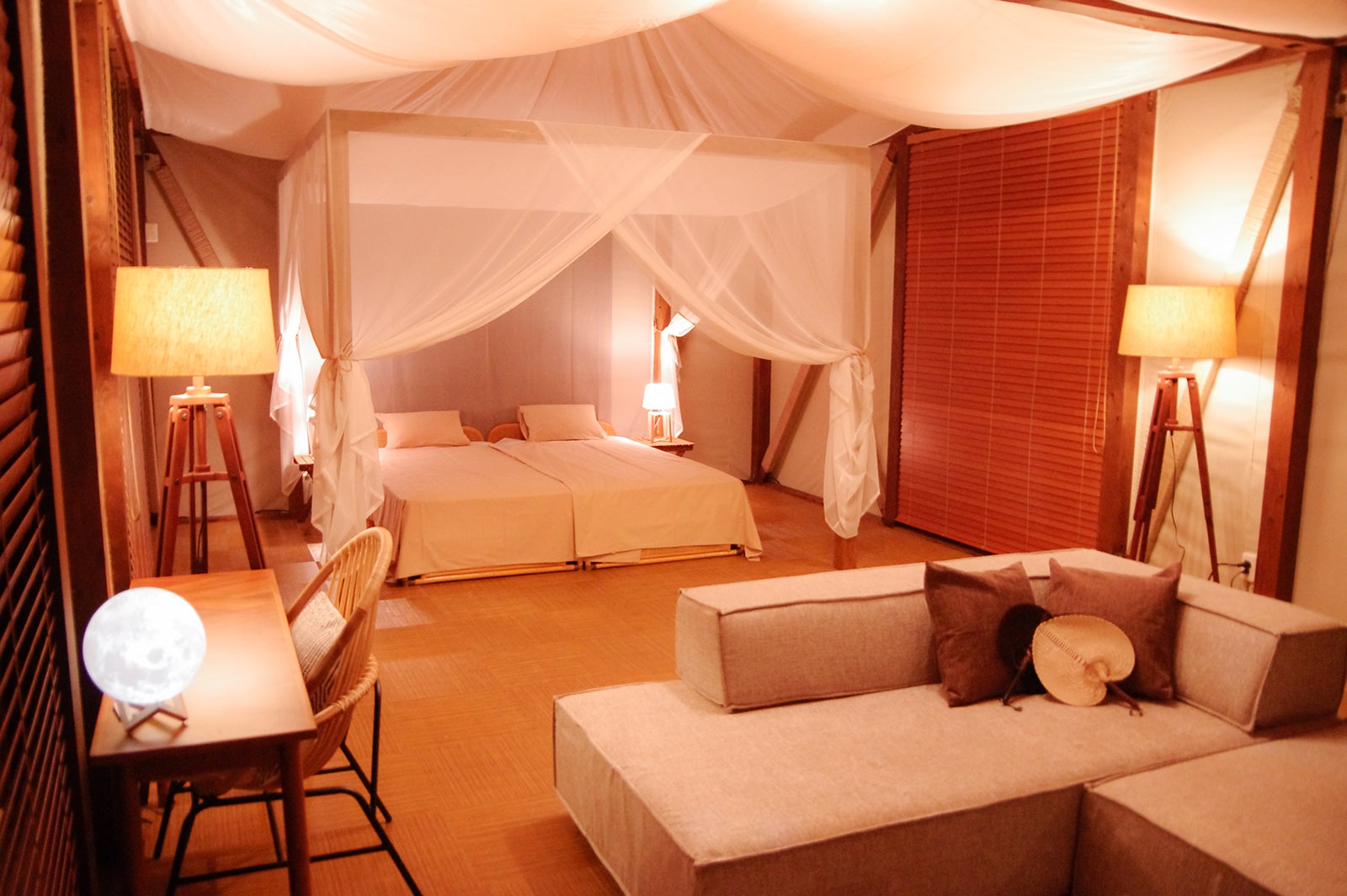 グランピングヴィレッジHAJIME／画像提供：マリントピアリゾート