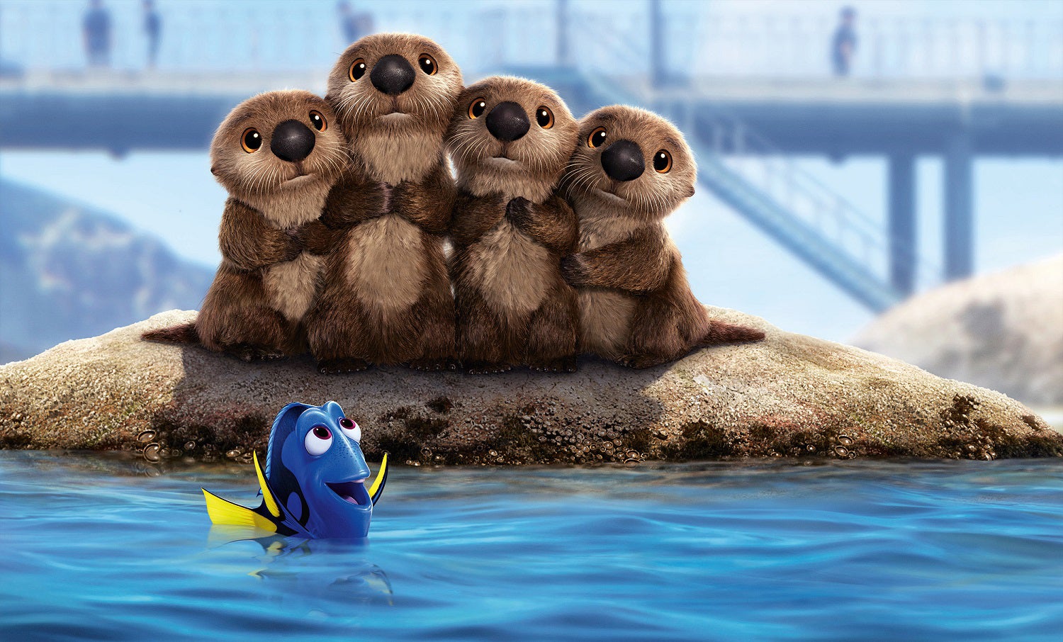 ラッコたち、ドリー（C）2016 Disney/Pixar. All Rights Reserved.