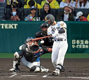 阪神・坂本 お得意左腕撃ち「打てる球を打とうと」出場4試合連続安打 対左投手なら打率・455 