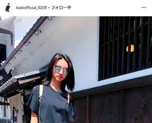 木村拓哉&工藤静香の次女・Koki,(コウキ)、サングラス姿に「お父さんそっくり」の声殺到