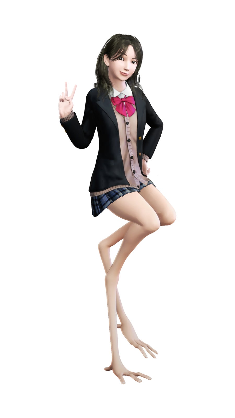 フラミンゴ塚フラ美（CV：上國料萌衣） （C）2022 カメの甲羅はあばら骨製作委員会 （C）川崎悟司／SB クリエイティブ